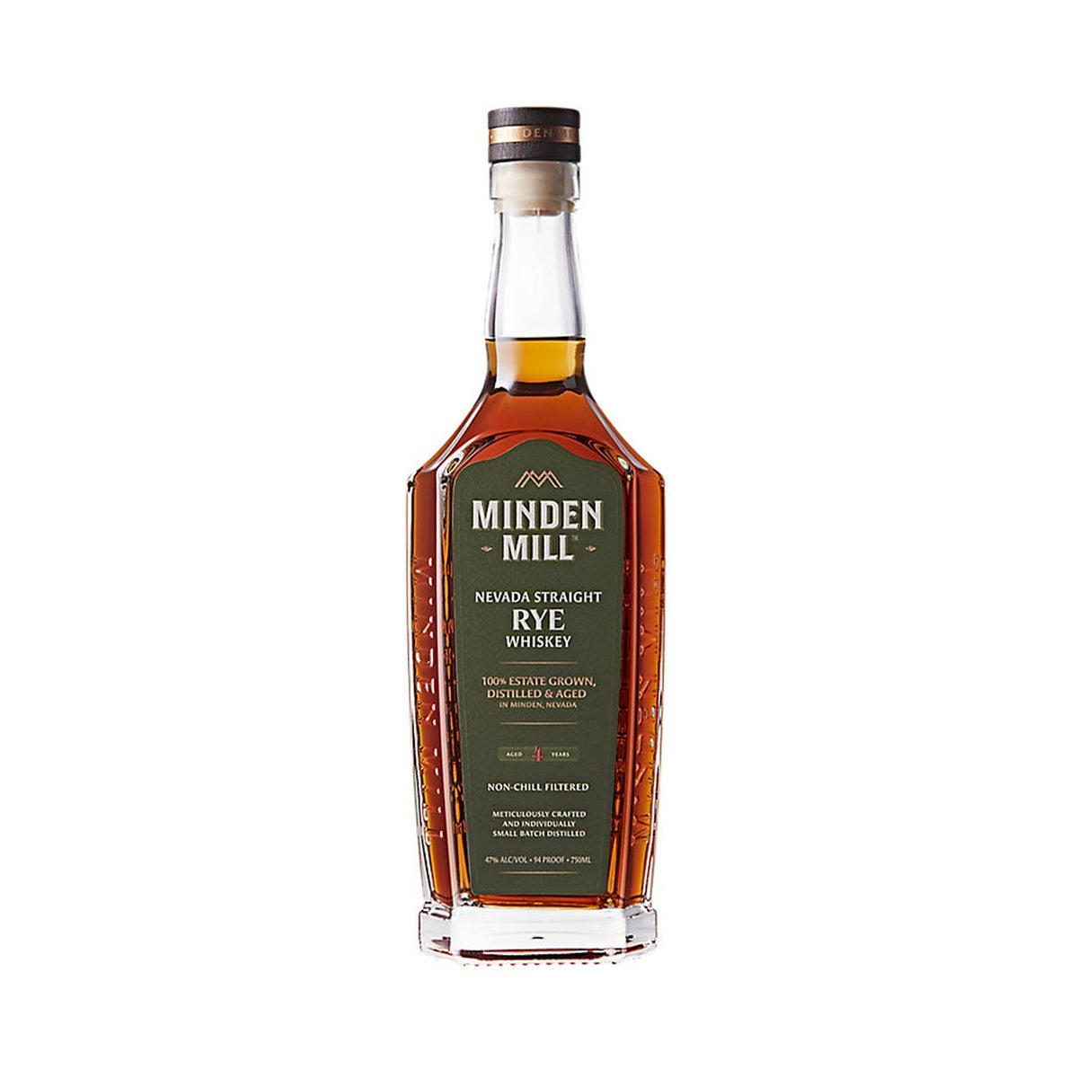 Minden Mill 4 Year Old Nevada Straight Rye Whiskey
