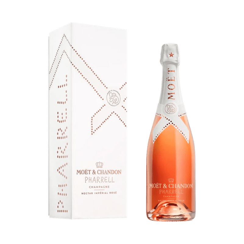 Moët & Chandon x Pharrell Williams Imperial Nectar Rose Champagne with Gift Box