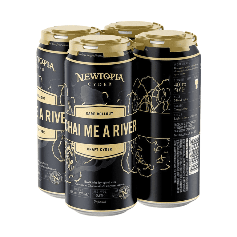 Newtopia Chai Me A River Cyder 4-Pack