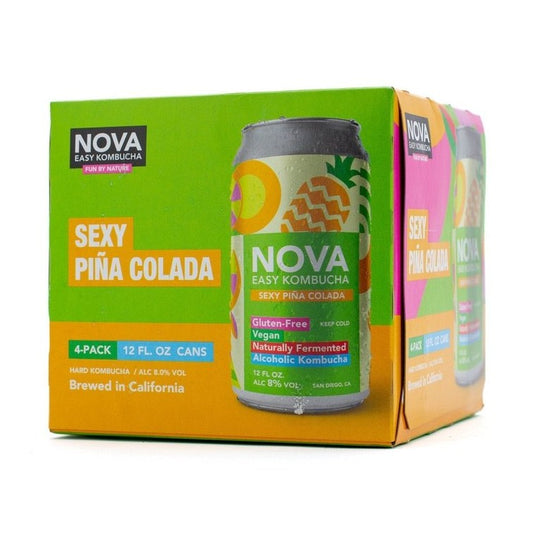 Nova Easy Kombucha Sexy Pina Colada 4-Pack