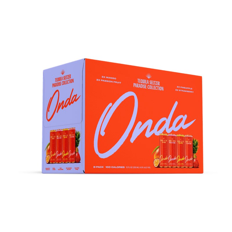 ONDA Tequila Seltzer 'Paradise Collection' 8-Pack