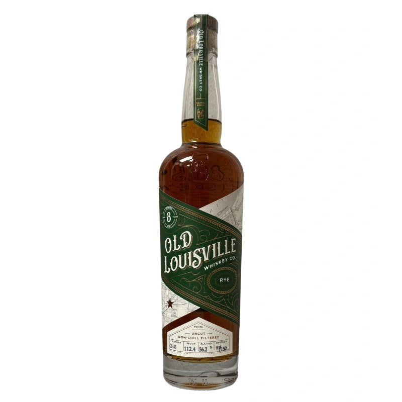 Old Louisville Straight Rye Whiskey Uncut Batch #Kitsap 8 year 750 ML
