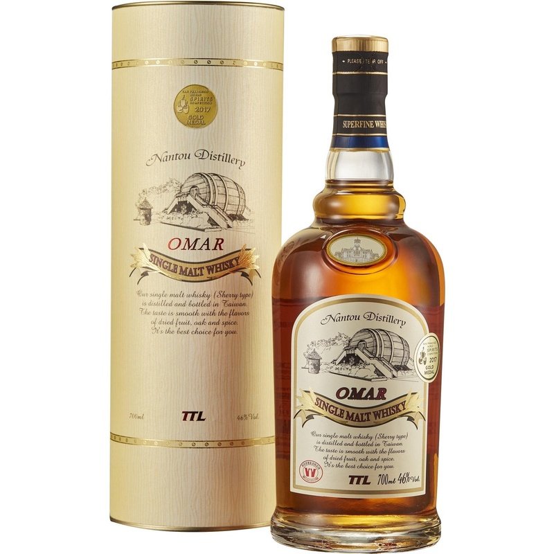 Omar Solera Aged Sherry Cask Finished Single Malt Whisky (750mL)