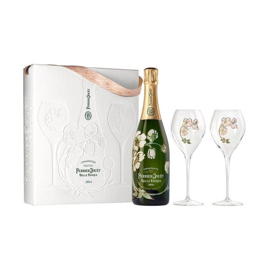 Perrier-Jouet Belle Epoque Brut Champagne 2014 Gift Set