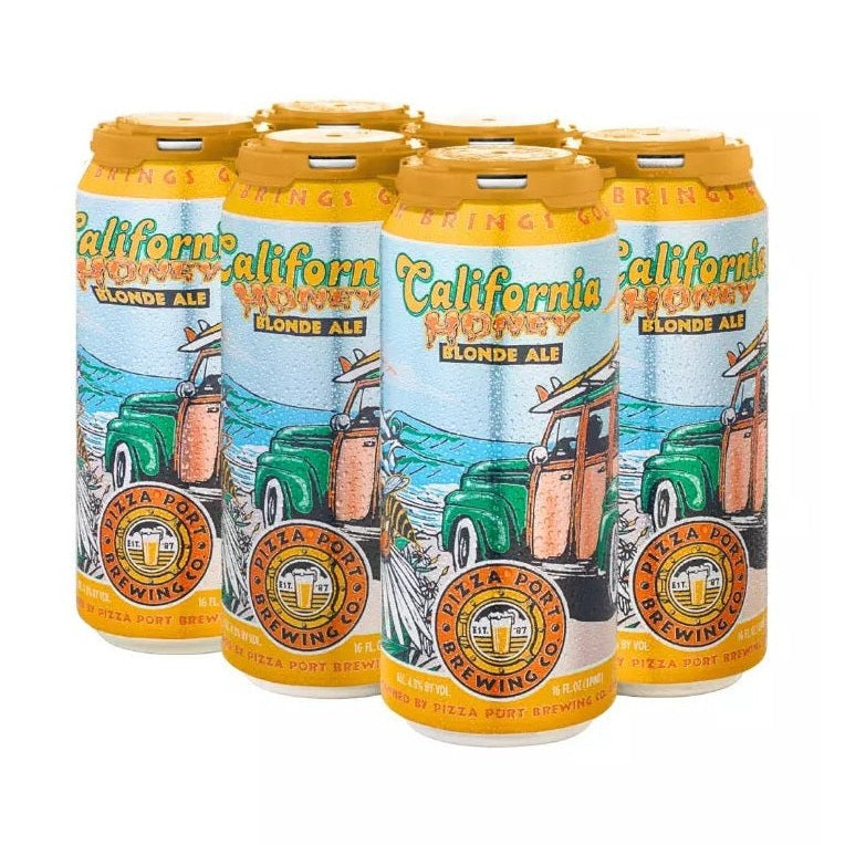 Pizza Port Brewing Co. 'California Honey' Blonde Ale Beer 6-Pack