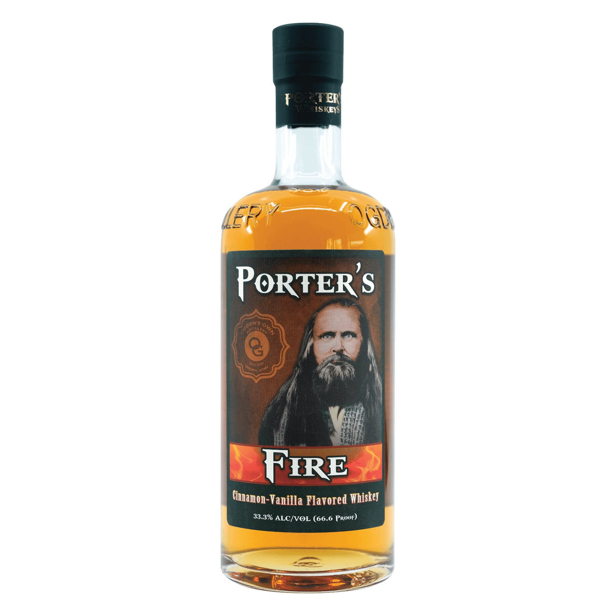 Porter's Fire Cinnamon-Vanilla Flavored Whiskey 750ml