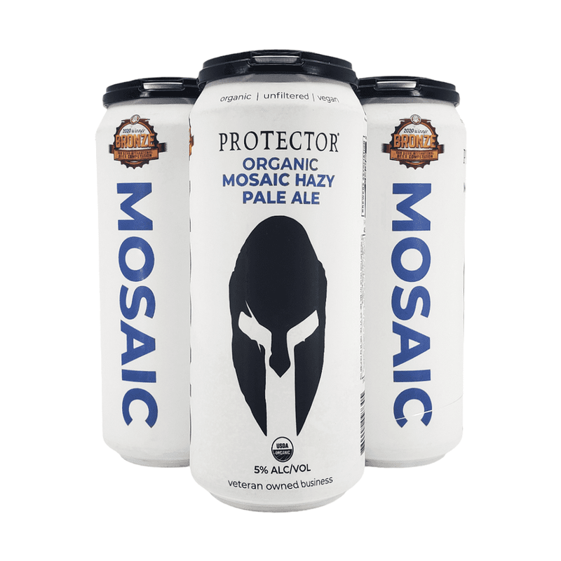Protector Brewery Organic Mosaic Hazy Pale Ale Beer 4-Pack
