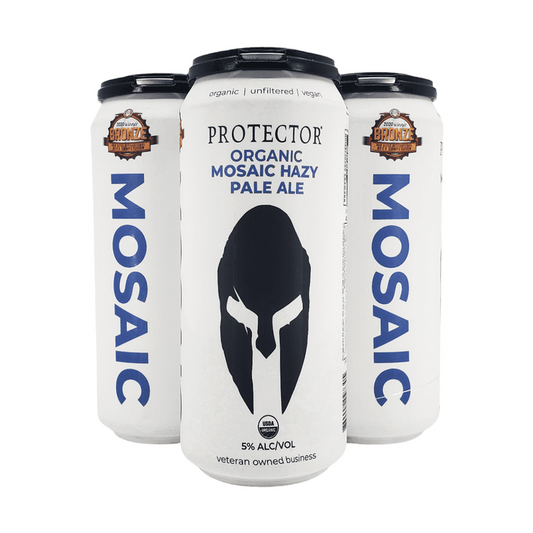 Protector Brewery Organic Mosaic Hazy Pale Ale Beer 4-Pack