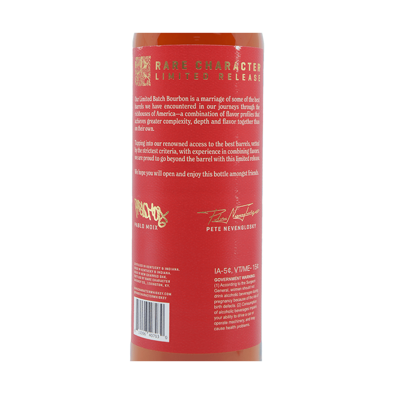 Rare Character Bourbon Limited Release 2025 Batch 3