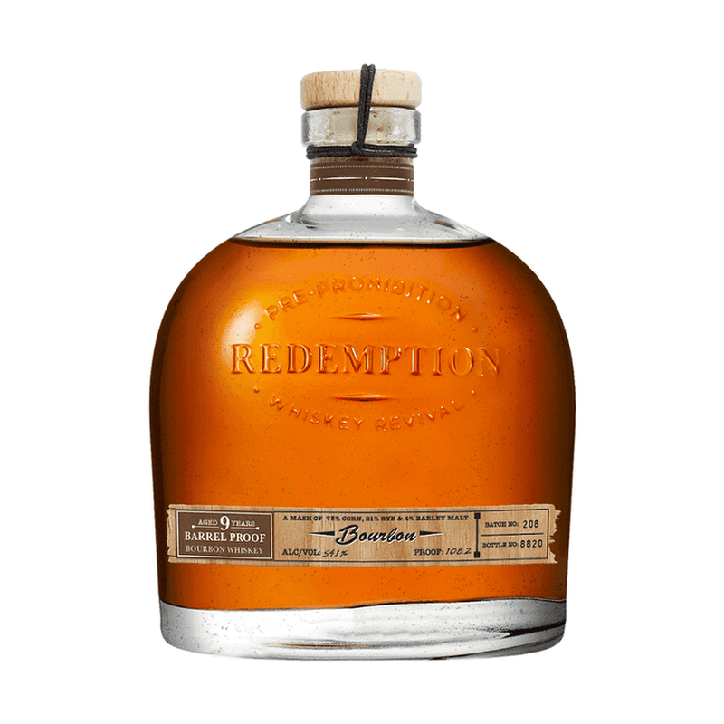 Redemption 9 Year Old Barrel Proof Bourbon Whiskey