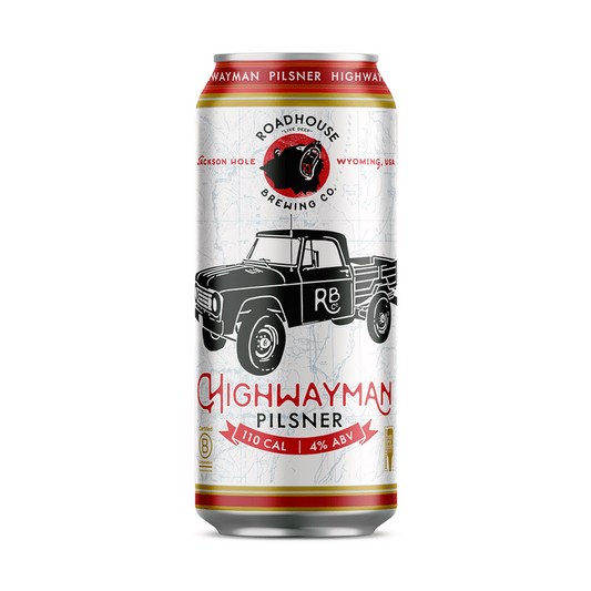 Roadhouse Brewing Co. Highwayman Pilsner Beer 6-Pack