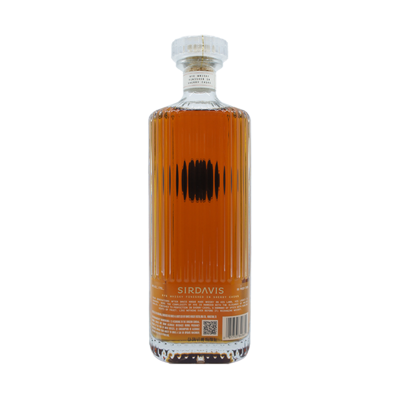 SIRDAVIS American Rye Whiskey Finished in PX Sherry Casks
