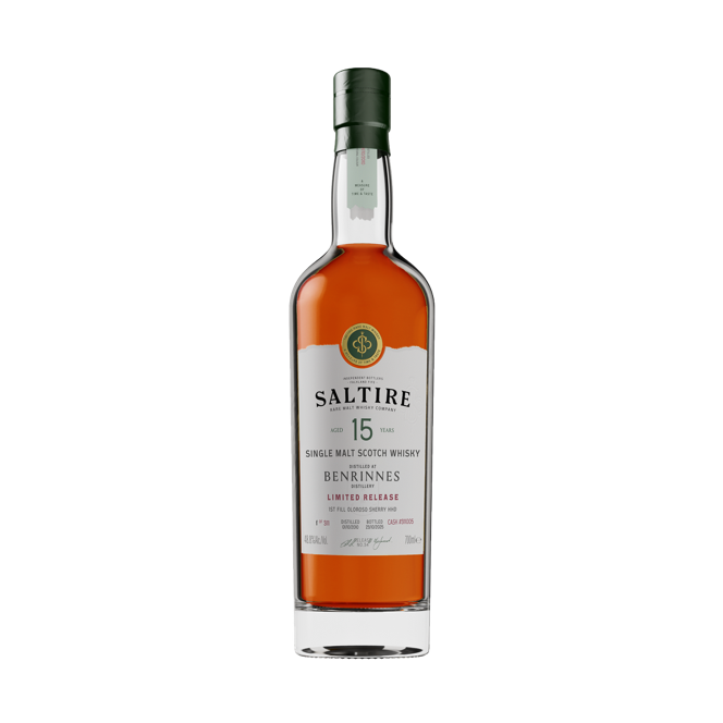 Saltire Rare Malt Benrinnes 15 Year Old Single Cask Single Malt Scotch Whisky Cask #311005