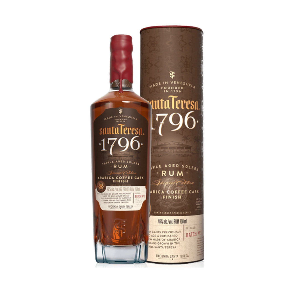Santa Teresa 1796 Arabica Coffee Cask Finish Rum 750ml