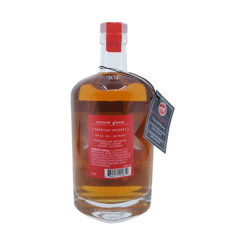 Savage & Cooke 'Second Glance' American Whiskey