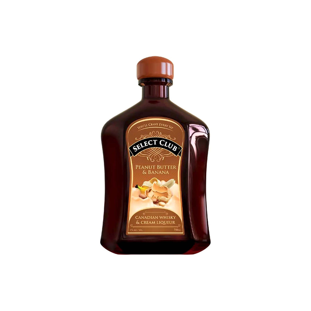 Select Club Peanut Butter & Banana Whisky Cream Liqueur 750ml