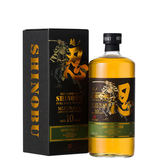 Shinobu Pure Malt Mizunara Lightly Peated 10 Year 750ml