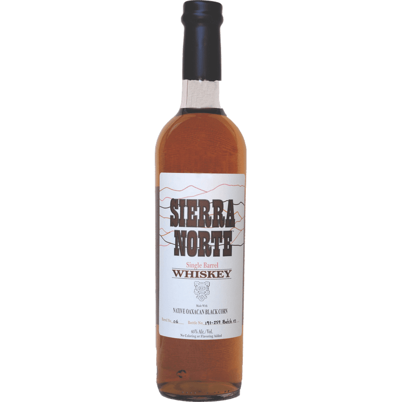Sierra Norte Single Barrel Black Corn Whiskey (750mL)