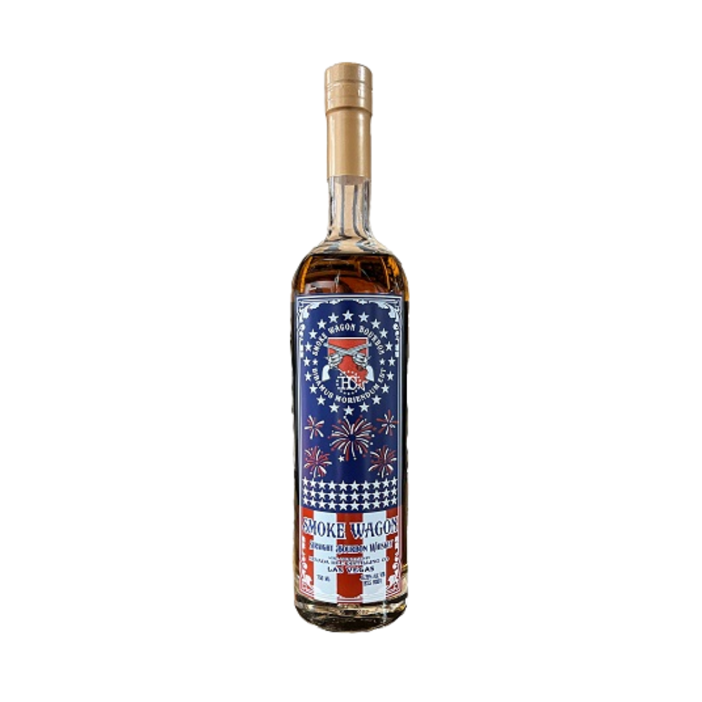 Smoke Wagon Straight Bourbon Red & White 750ml