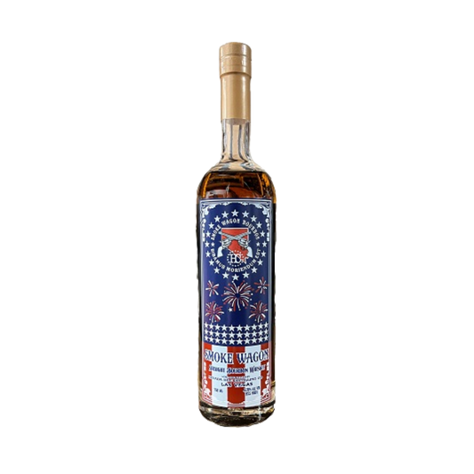 Smoke Wagon Straight Bourbon Red & White 750ml