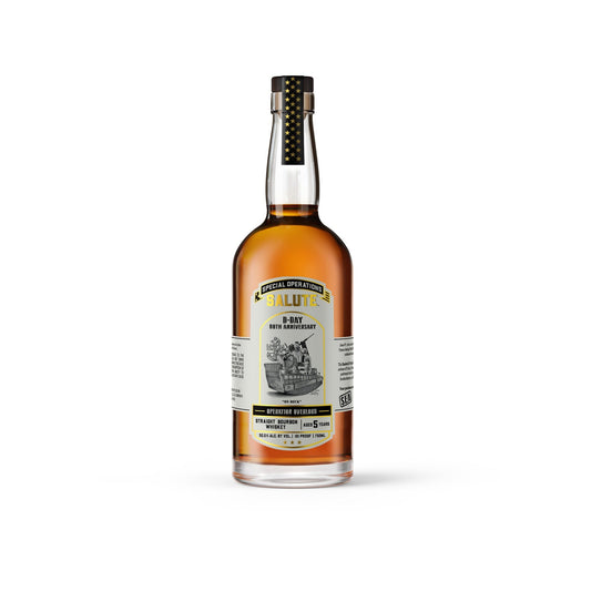 Special Operations Salute D-Day 80th Anniversary Sea Straight Bourbon Whiskey 750ml