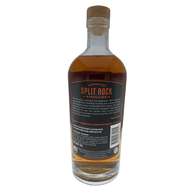 Split Rock Organic Straight Bourbon Whiskey (750mL)