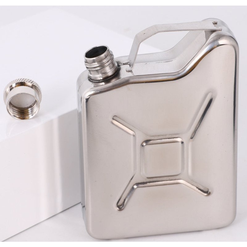 Stainless Steel Jerry Can Spirits Flask