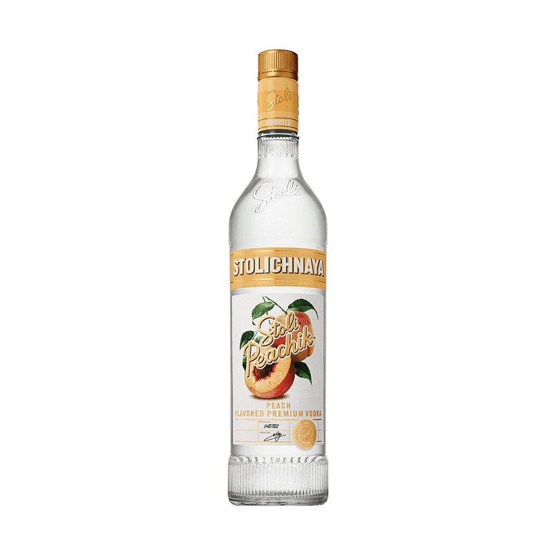 Stolichnaya Stoli 'Peachik' Peach Flavored Vodka (Liter)