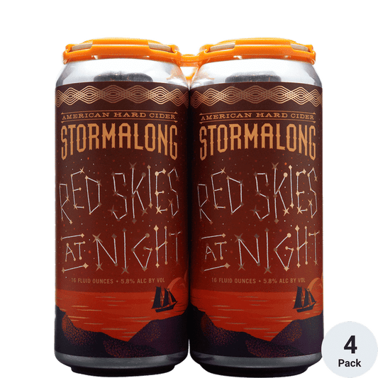 Stormalong 'Red Skies at Night' Cider 4-Pack