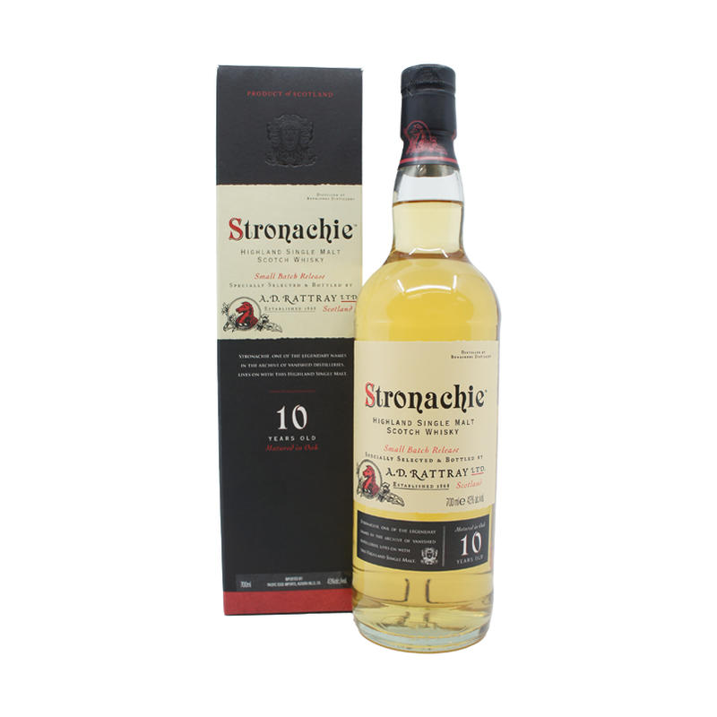 Stronachie 10 Year Old Single Malt Scotch Whisky (750mL)