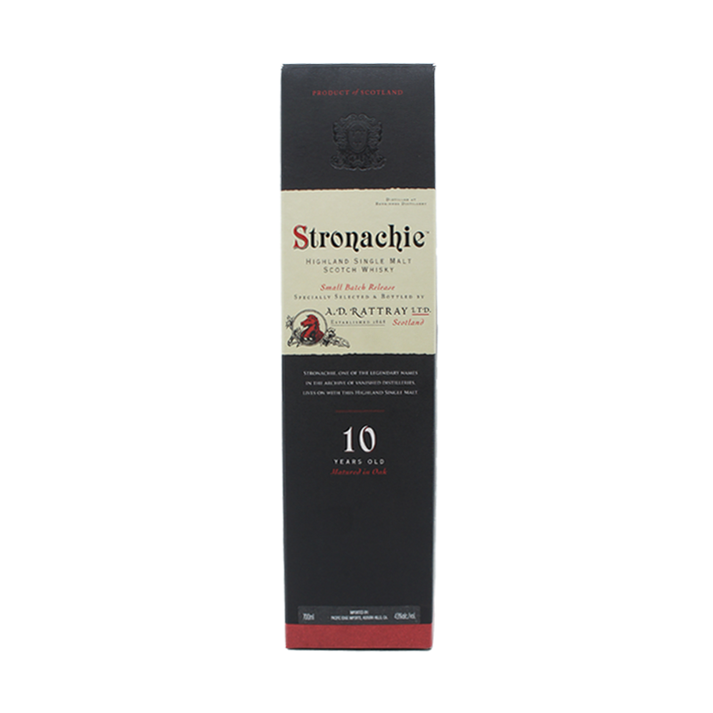 Stronachie 10 Year Old Single Malt Scotch Whisky (750mL)