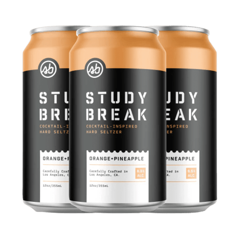 Study Break Orange + Pineapple Hard Seltzer 6-pack Cans