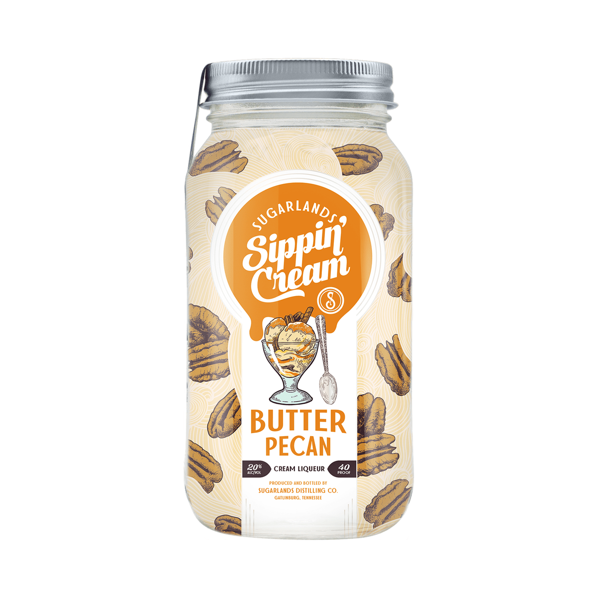 Sugarlands Sippin' Cream Butter Pecan Cream Liqueur 750ml