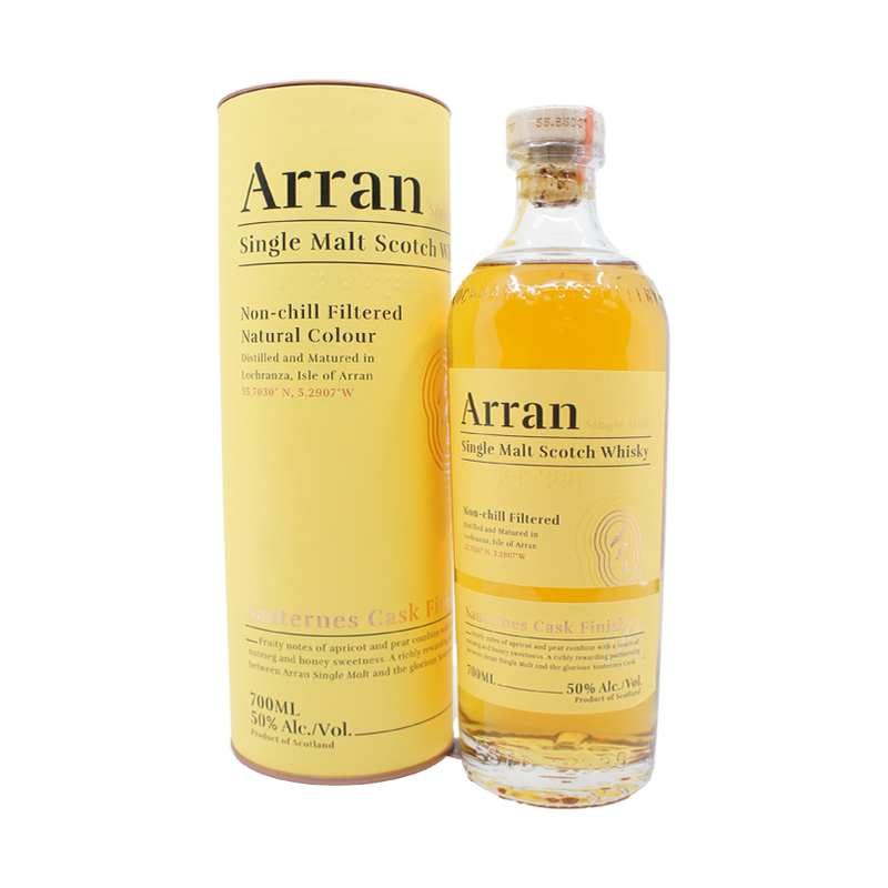 The Arran Malt Scotch Single Malt Sauternes Cask Finishes (750ml)