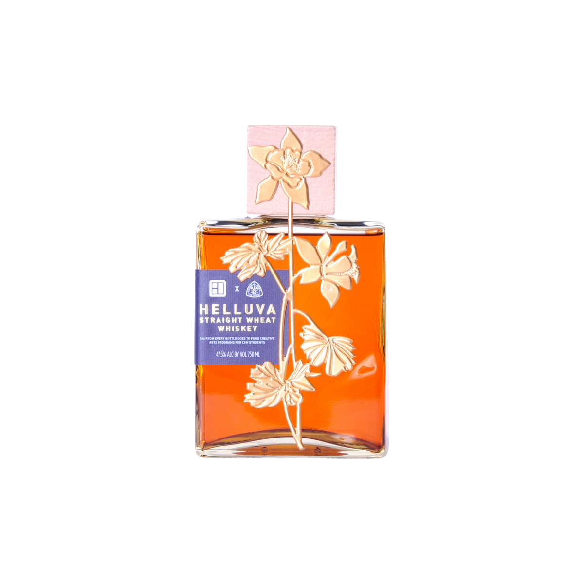 The Block Distilling Co. Helluva Straight Wheat Whiskey 750ml