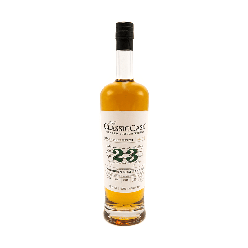 The Classic Cask 23 Year Old Rare Single Batch Caribbean Rum Barrels Blended Scotch Whisky
