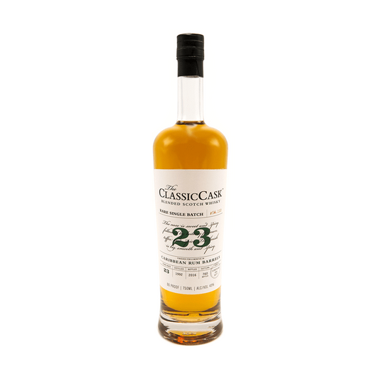 The Classic Cask 23 Year Old Rare Single Batch Caribbean Rum Barrels Blended Scotch Whisky