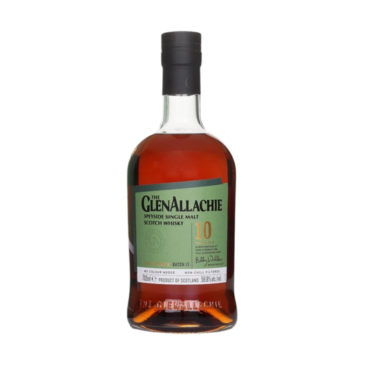 The GlenAllachie 10 Year Old Cask Strength Batch 13 Speyside Single Malt Scotch Whisky (700mL)