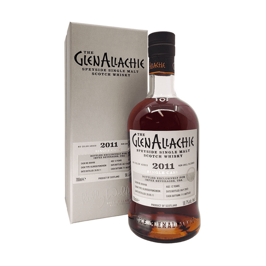 The GlenAllachie 12 Year Old 2011 Single Cask Oloroso Puncheon Speyside Single Malt Scotch Whisky