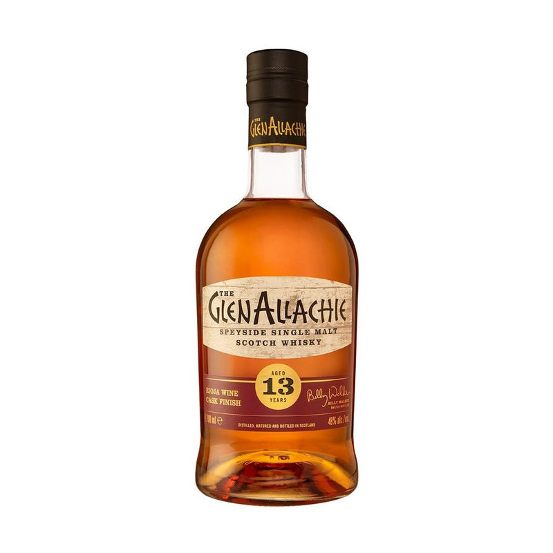 The GlenAllachie 13 Year Old Rioja Wine Cask Finish Speyside Single Malt Scotch Whisky