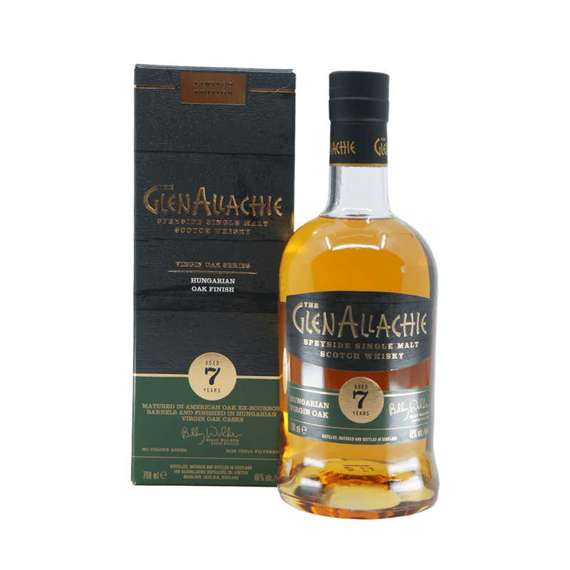 The GlenAllachie 7 Year Old Virgin Oak Series 'Hungarian Oak'