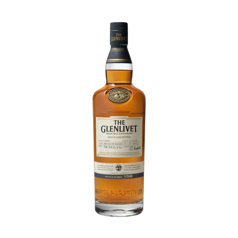 The Glenlivet 18 Year Hogshead Single Cask Scotch Whisky