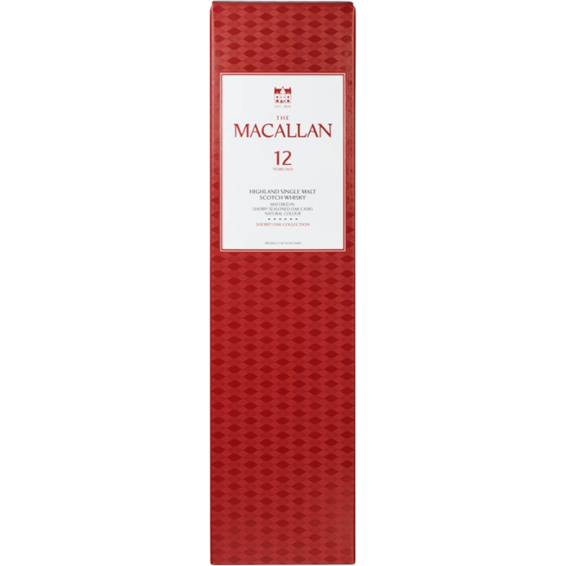 The Macallan 12 Year Old Sherry Oak Cask Highland Single Malt Scotch Whisky