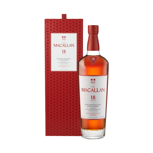 The Macallan 18 Year Old Sherry Oak Cask Highland Single Malt Scotch Whisky