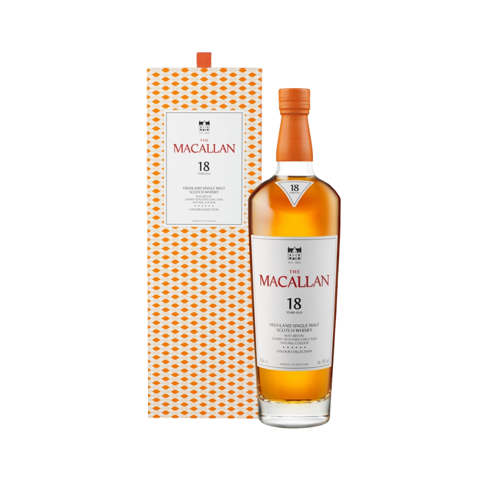 The Macallan 18yr Highland Single Malt Scotch Whisky Colour Collection