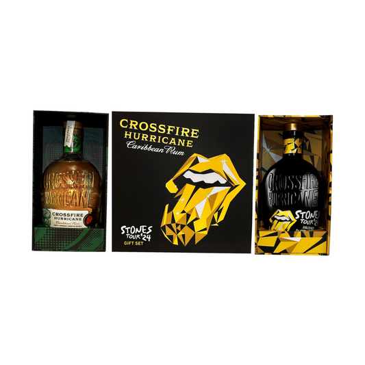 The Rolling Stones' Crossfire Hurricane Rum Gift Set