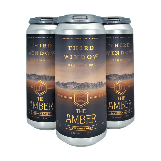 Third Window Brewing Co. 'The Amber' Vienna Lager Beer 4-Pack