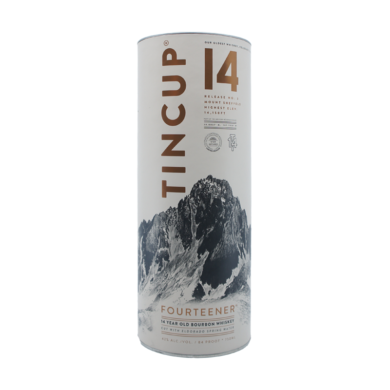 Tincup 'Fourteener' 14 Year Old Bourbon Whiskey