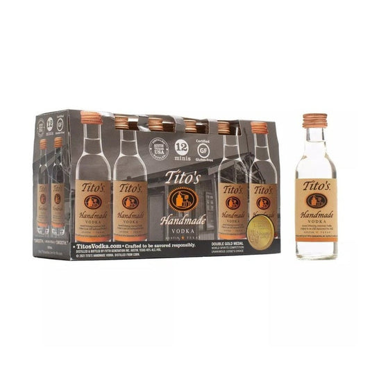 Tito's Handmade Vodka 12-Pack (50ml)
