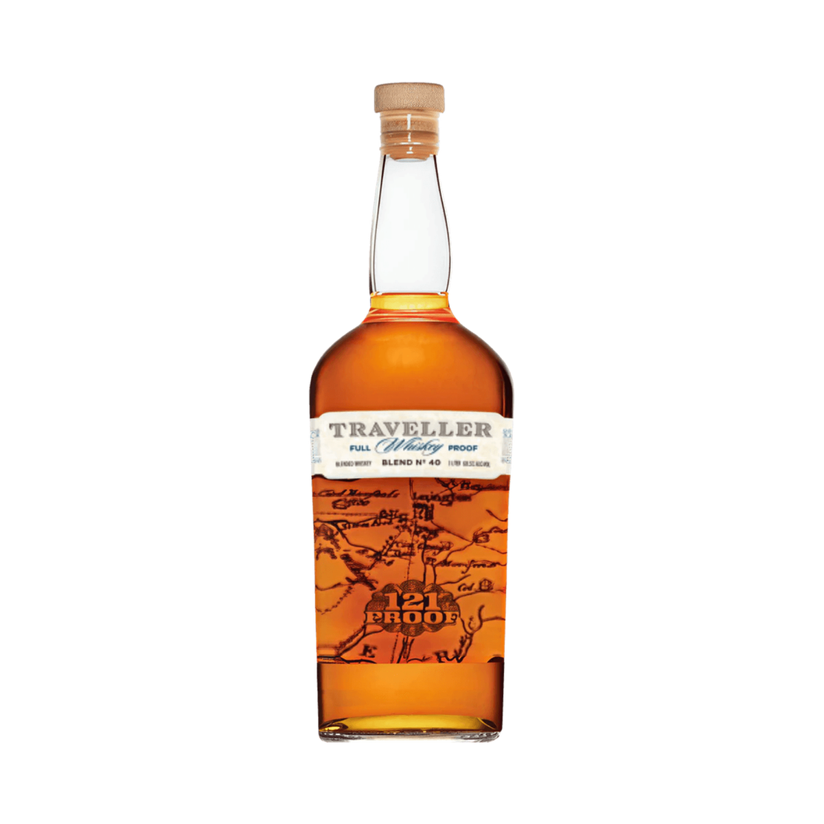 Traveller Full Proof Blended Whiskey Blend No. 40 121 Proof 750ml